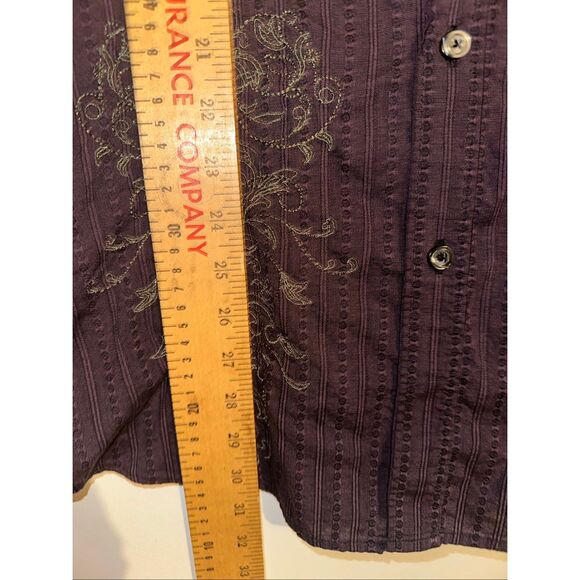 Red Ranch Long Sleeve Western Rodeo Button Up shirt size XL - Picture 6 of 7